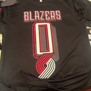 Blazers Black Graphic T-Shirt
